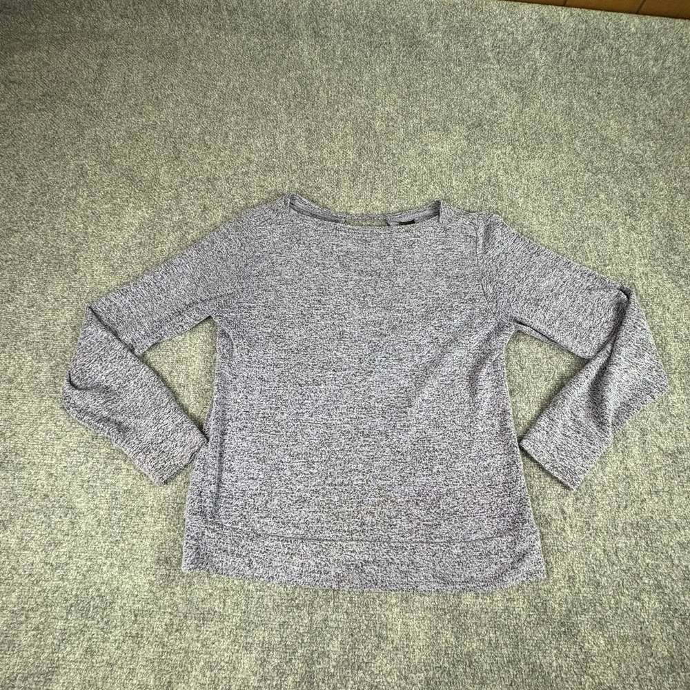 Champion Top Women's S Blue Long Sleeve Wrap Back‎ Thumbholes Athleisure Cozy
